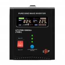 ДБЖ LogicPower LPY-PSW-1000VA+ (700Вт) 10A/15A, 12V, з правильною синусоїдою
