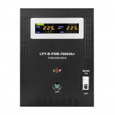 ДБЖ LogicPower LPY-B-PSW-7000VA+(5000Вт)10A/20A, 48V, з правильною синусоїдою