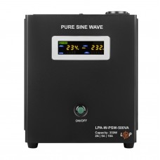 ДБЖ LogicPower LPA-W-PSW-500VA(350Вт) 2A/5A/10A, 12V, з правильною синусоїдою